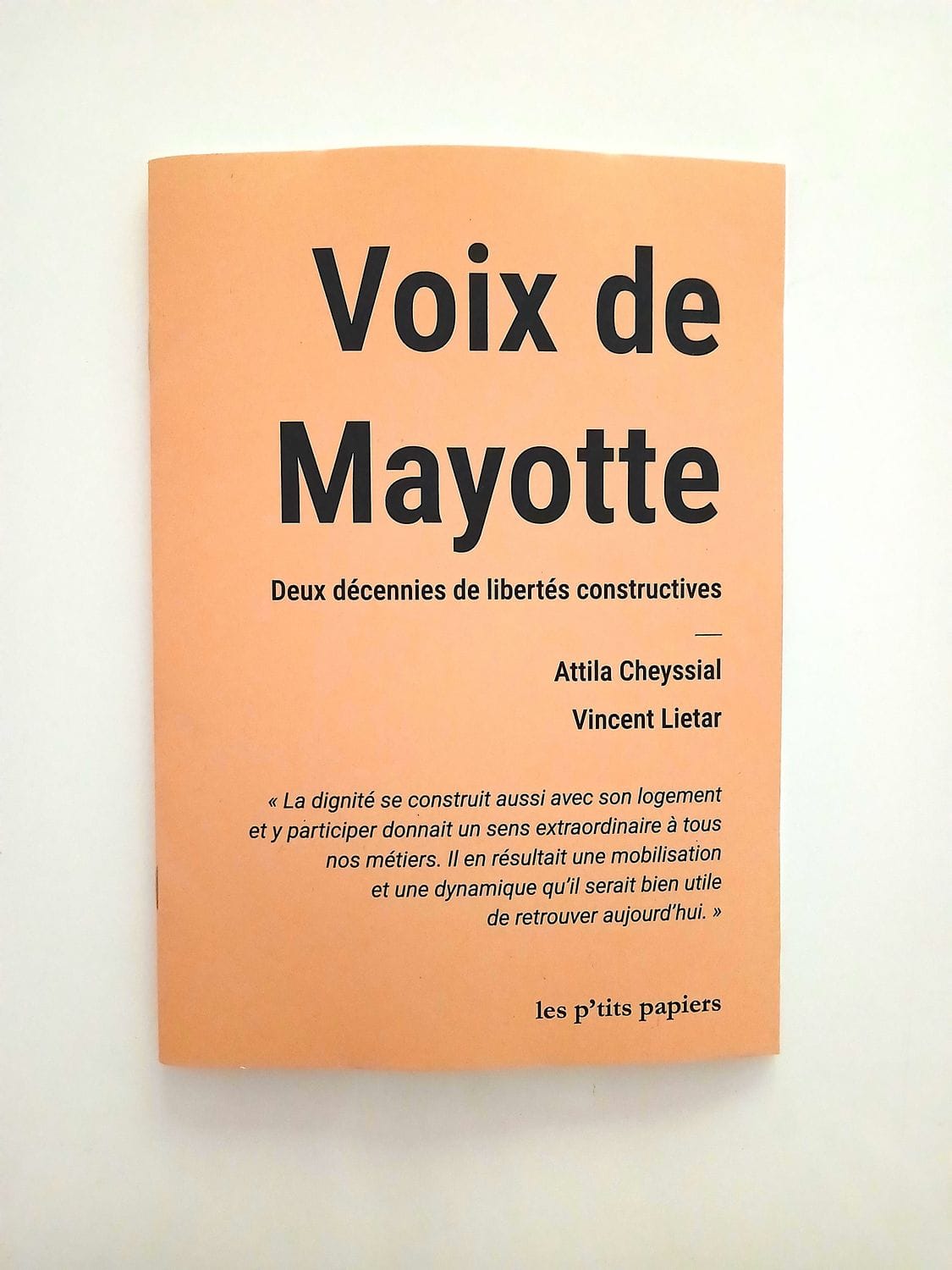 Couverture de la version papier